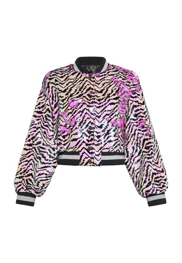 faina faina Преходно яке  бежово / светлорозово / черно / бяло