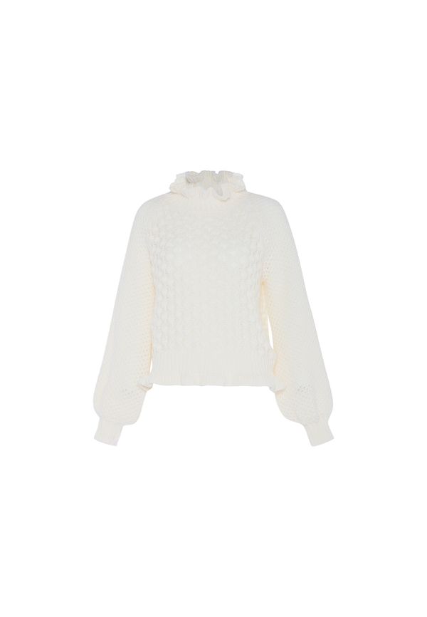 faina faina Пуловер  бял памук