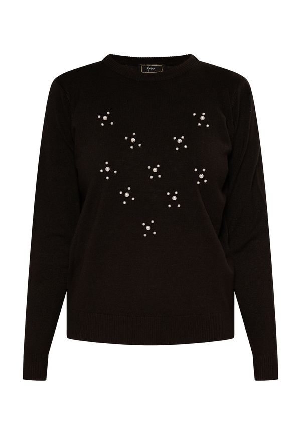 faina faina Пуловер  черно