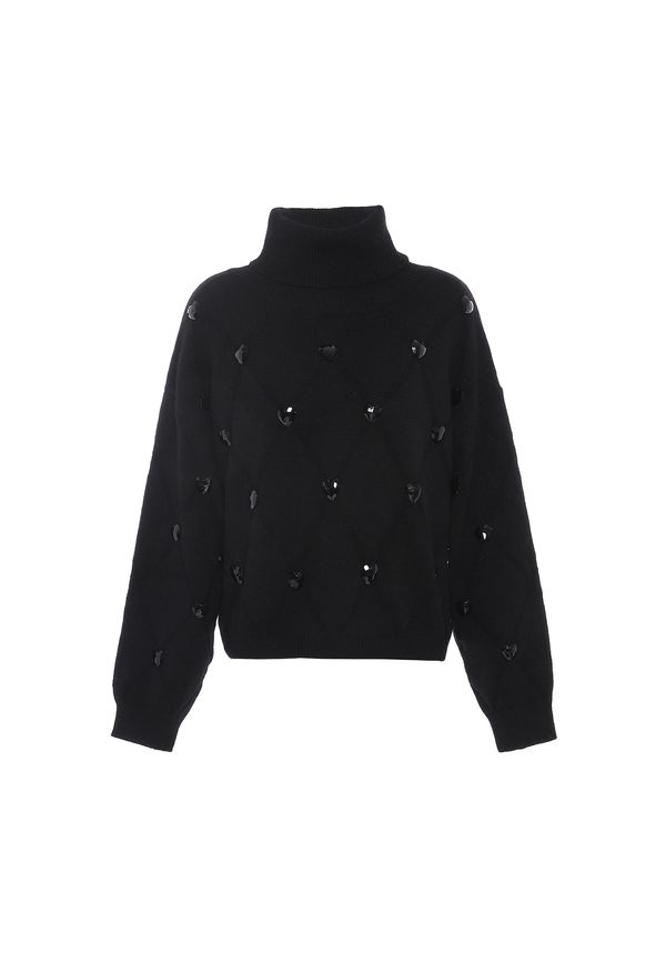 faina faina Пуловер  черно