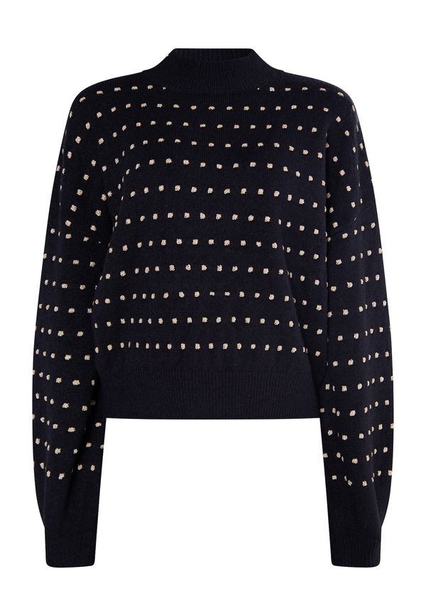 faina faina Пуловер 'Imane'  бежово / черно