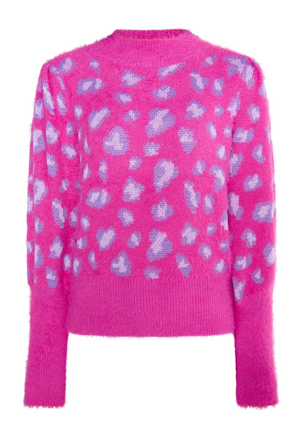 faina faina Пуловер 'Mioki'  лилав / светлолилаво / розово