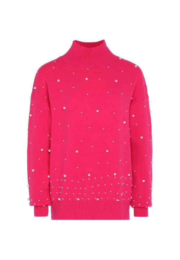 faina faina Пуловер  розово / бяло