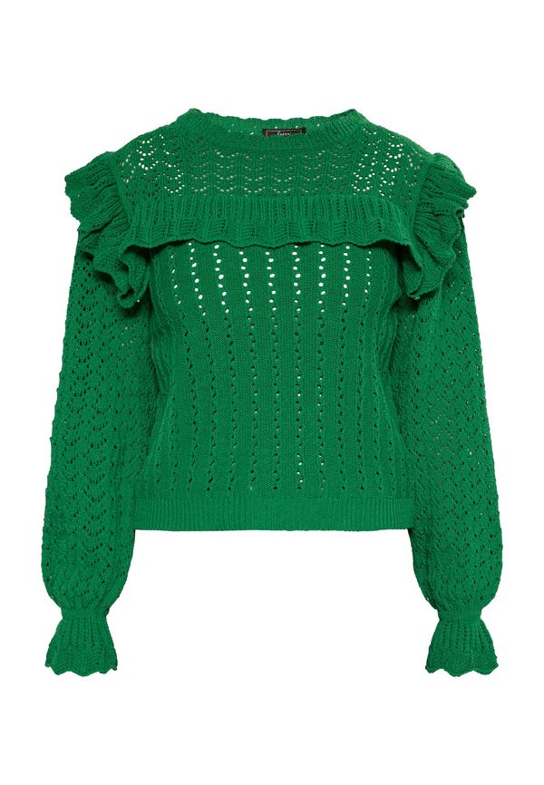faina faina Пуловер  зелено