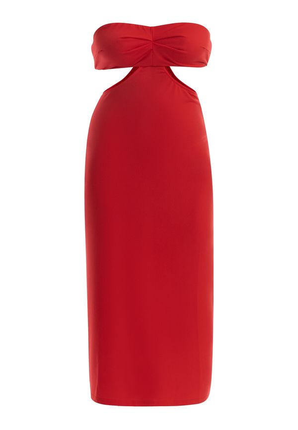 faina faina Рокля  червено