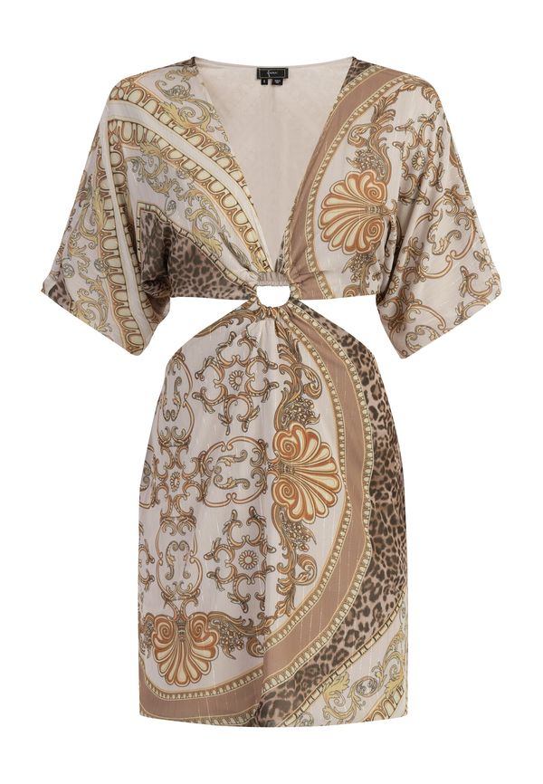 faina faina Рокля  екрю / карамел / мока / светлокафяво