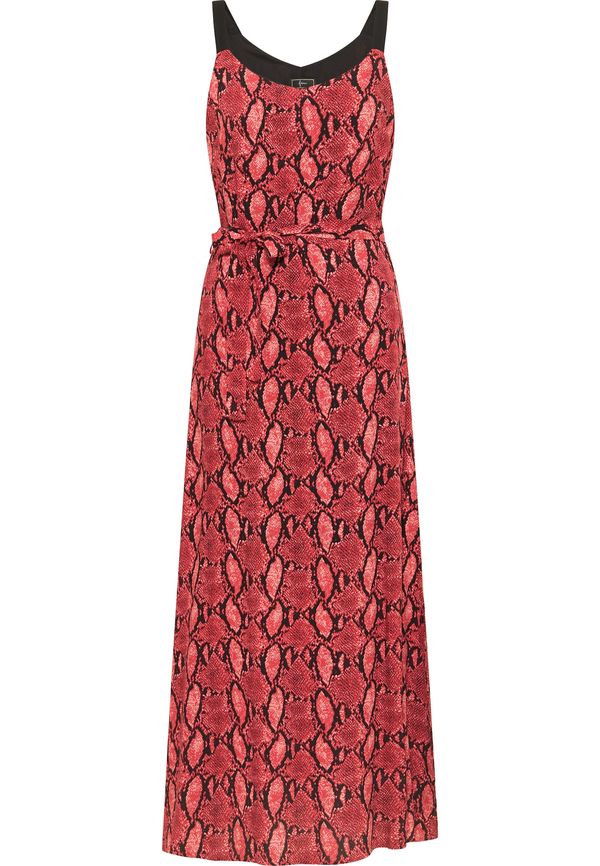 faina faina Рокля  розе / червено / черно