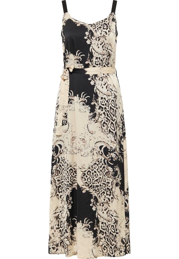 faina faina Рокля  шампанско / тъмнобежово / черно