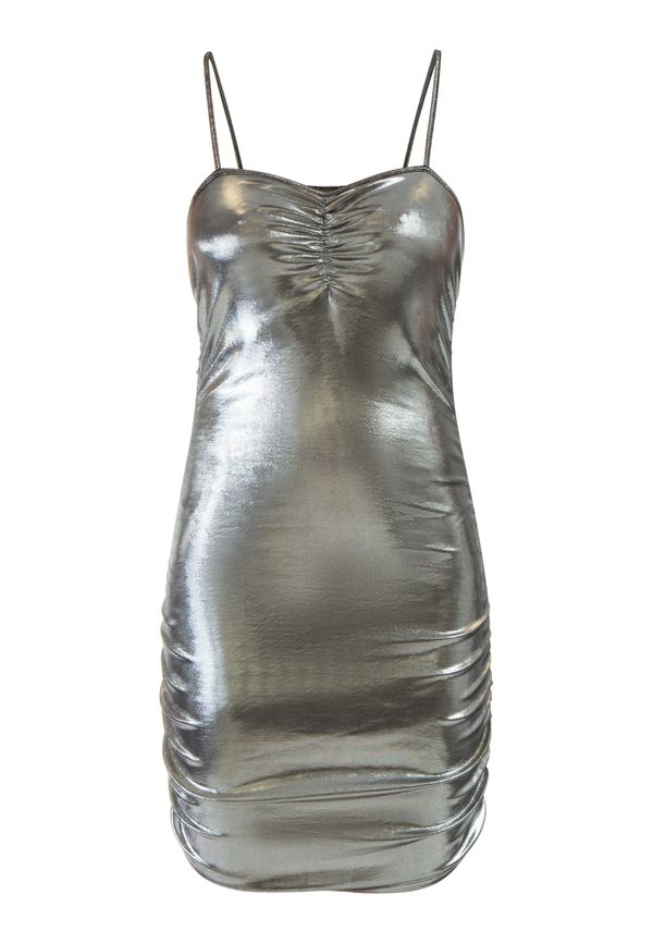 faina faina Рокля  сребърно сиво / черно