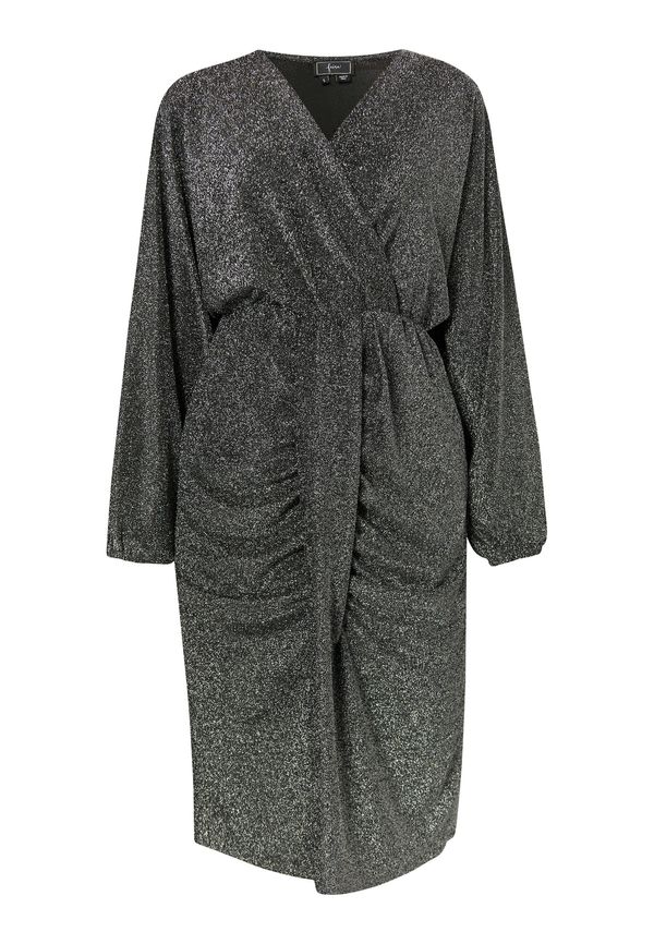 faina faina Рокля  сребърно сиво / сребърно