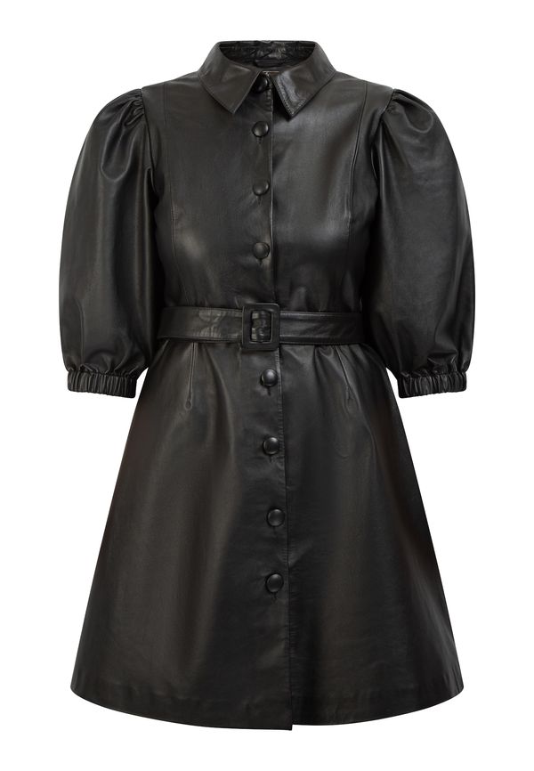 faina faina Рокля тип риза  черно