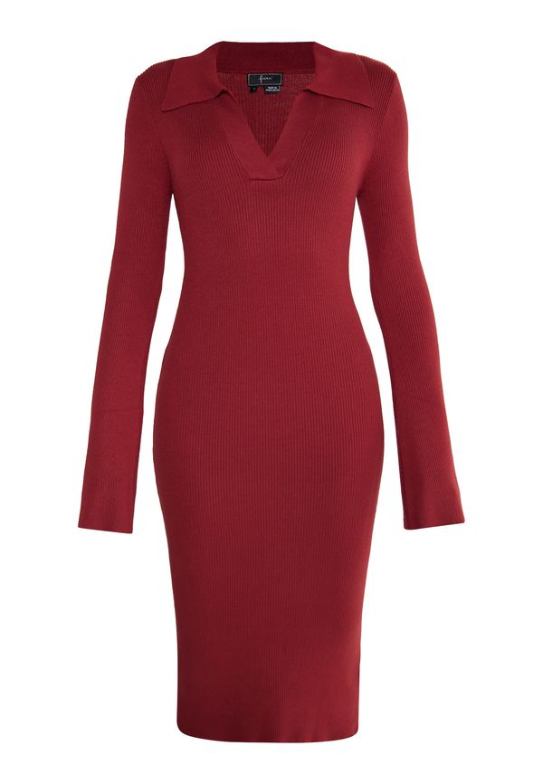 faina faina Рокля  винено червено