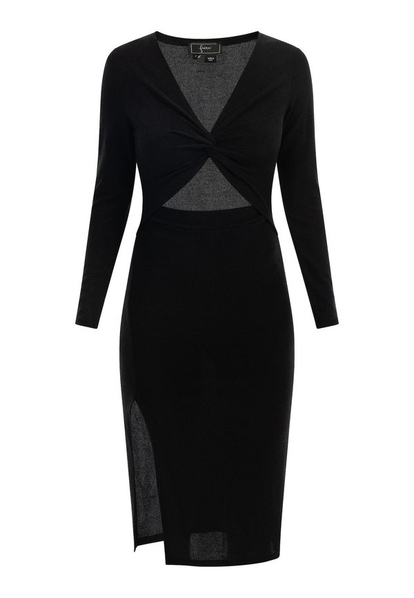 faina faina Рокля за коктейл  черно