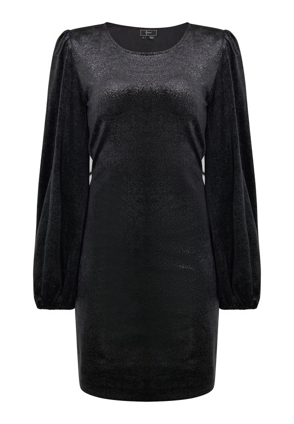 faina faina Рокля за коктейл  черно