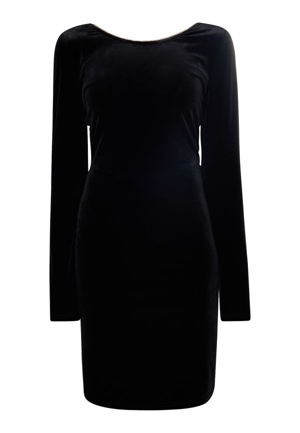 faina faina Рокля за коктейл  черно