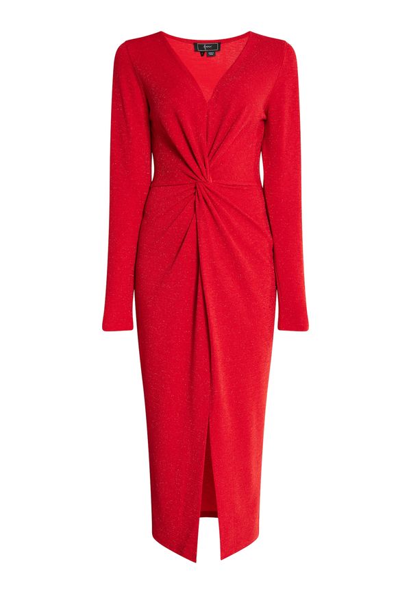 faina faina Рокля за коктейл  червено