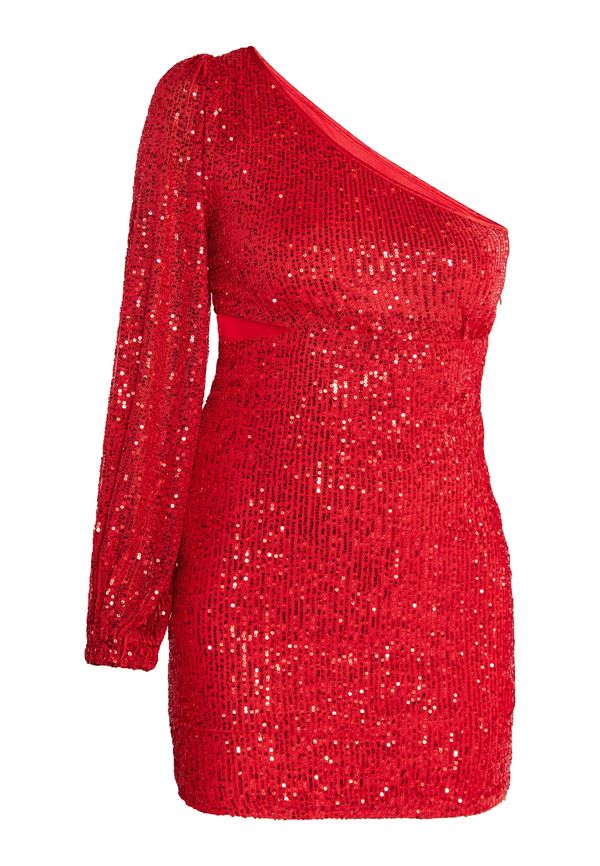 faina faina Рокля за коктейл 'Imane'  червено