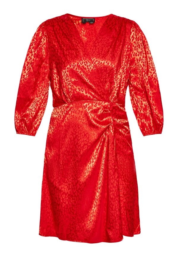 faina faina Рокля за коктейл  оранжево-червено