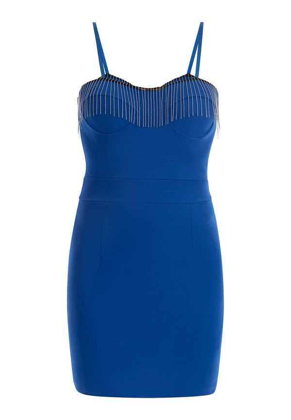 faina faina Рокля за коктейл  синьо