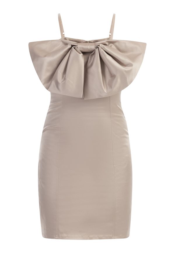 faina faina Рокля за коктейл  светлобежово