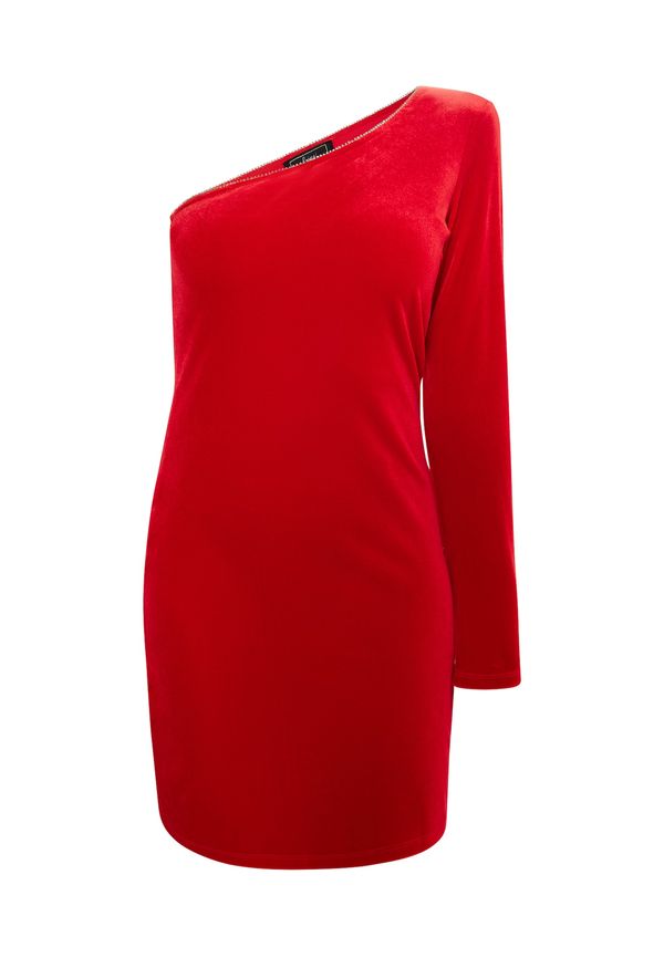 faina faina Рокля за коктейл  светлочервено