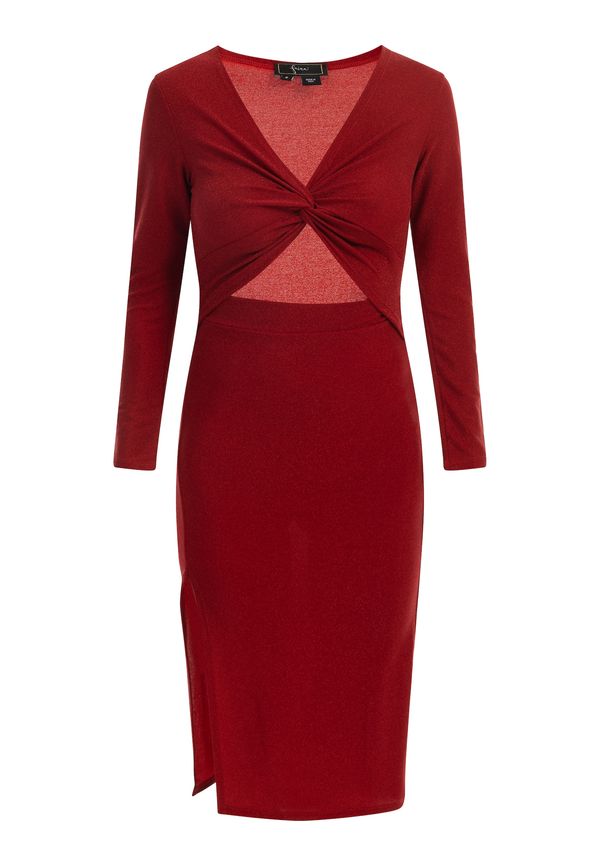 faina faina Рокля за коктейл  тъмночервено