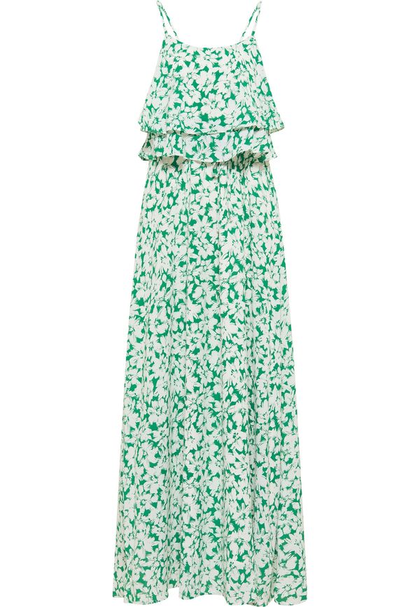 faina faina Рокля  зелено / бяло