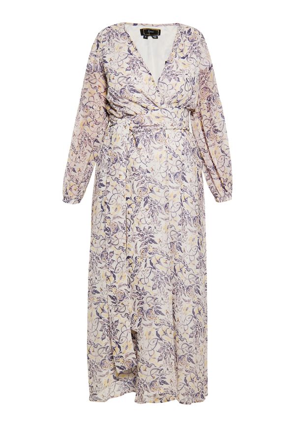 faina faina Рокля  жълто / лилав / бяло