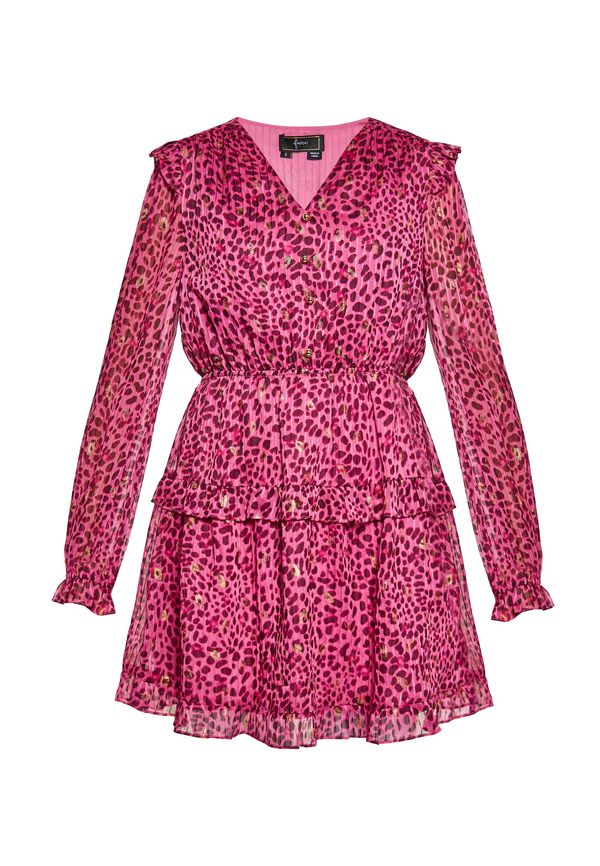 faina faina Рокля  злато / бледорозово / магента