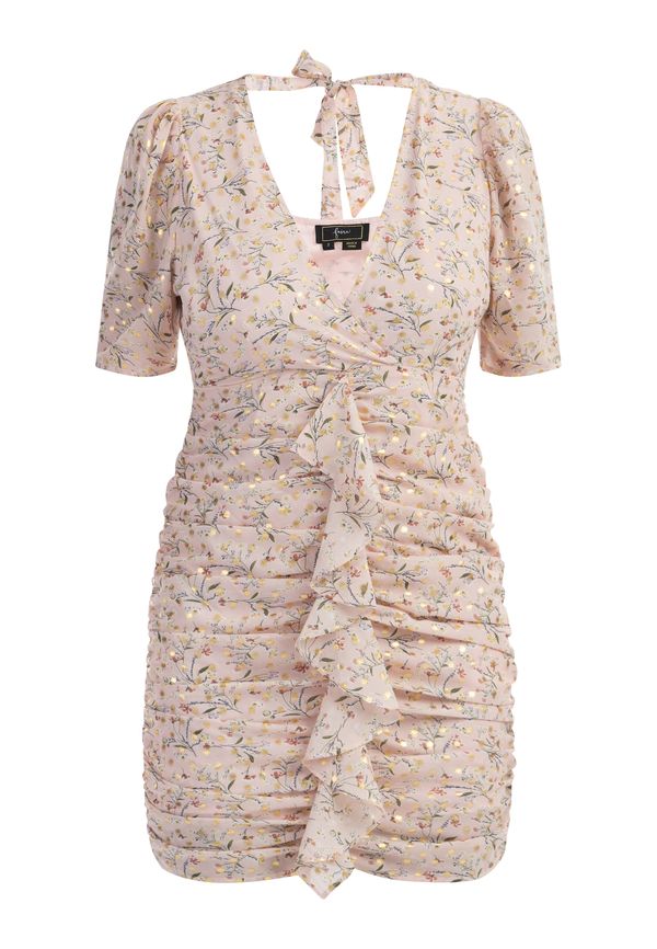 faina faina Рокля  злато / маслина / бледорозово / бяло