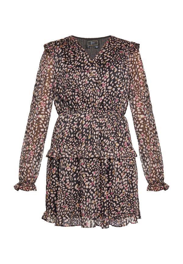 faina faina Рокля  злато / розово / бледорозово / черно