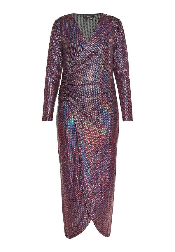 faina faina Вечерна рокля  синьо / тъмнорозово / черно