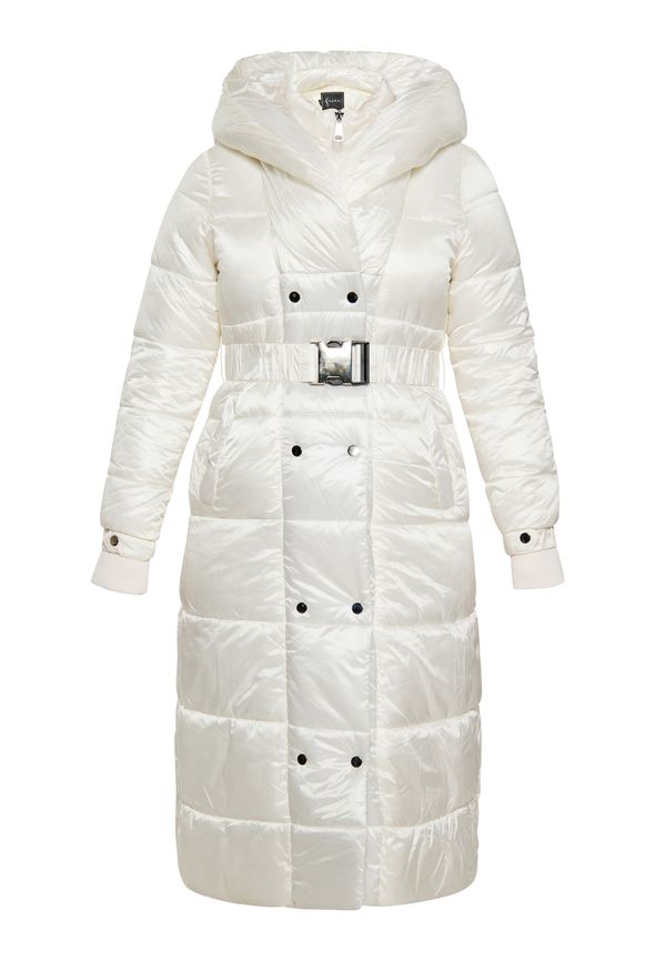 faina faina Зимно палто  бял памук