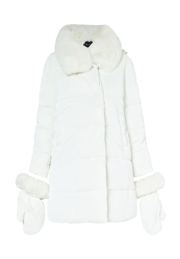 faina faina Зимно палто  бяло