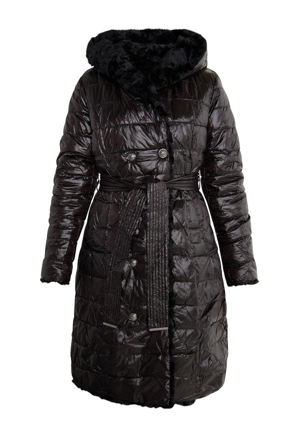 faina faina Зимно палто  черно