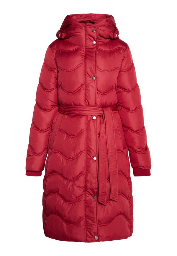 faina faina Зимно палто  червено
