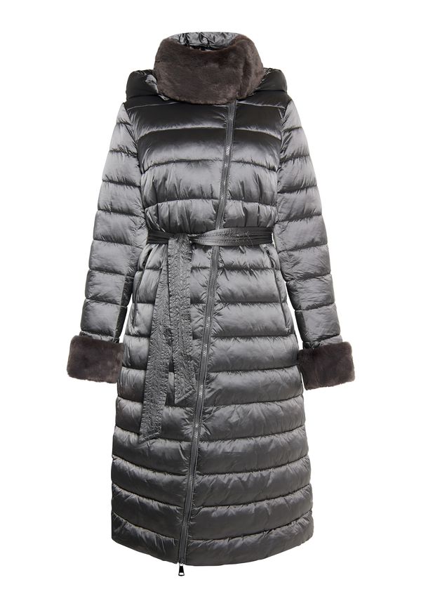 faina faina Зимно палто  сиво