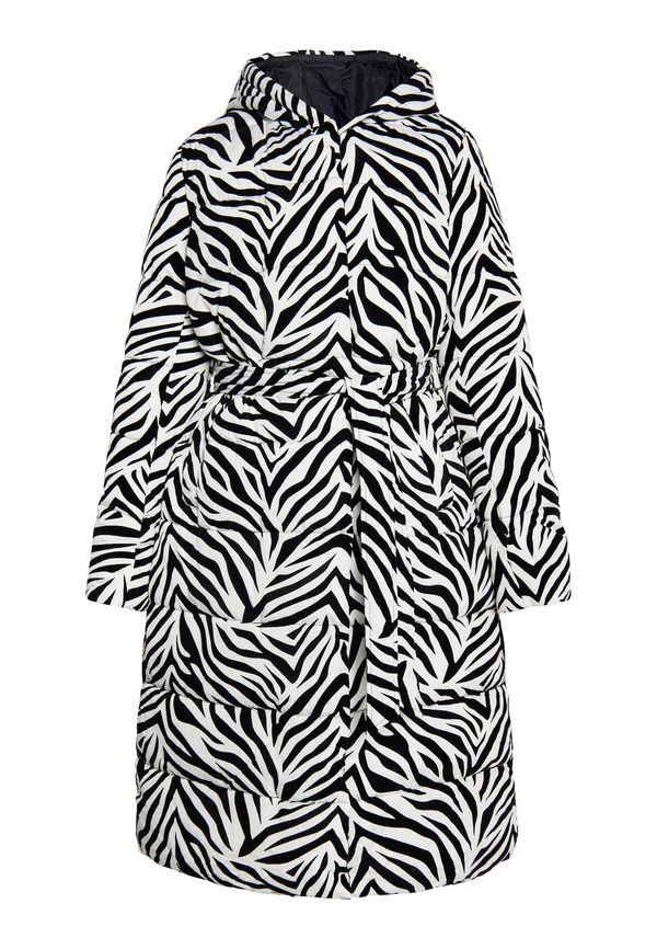 faina faina Зимно палто 'Zitha'  черно / бяло