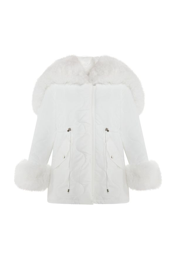 faina faina Зимно яке  бяло