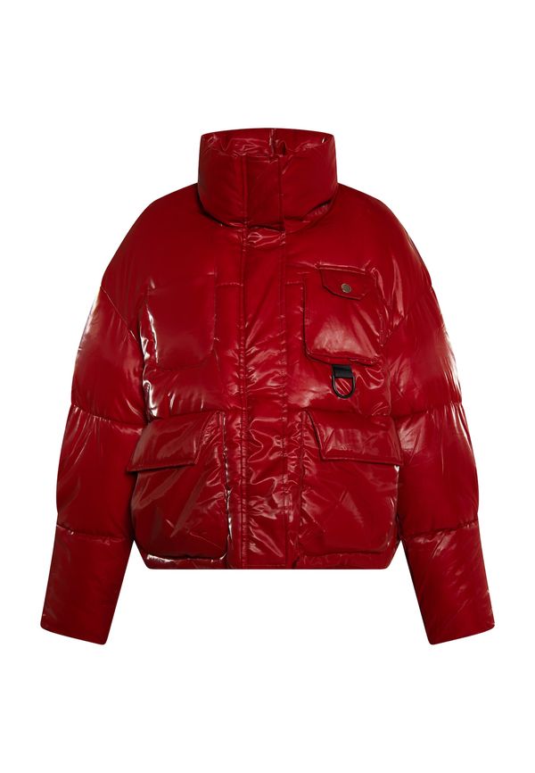 faina faina Зимно яке  рубинено червено