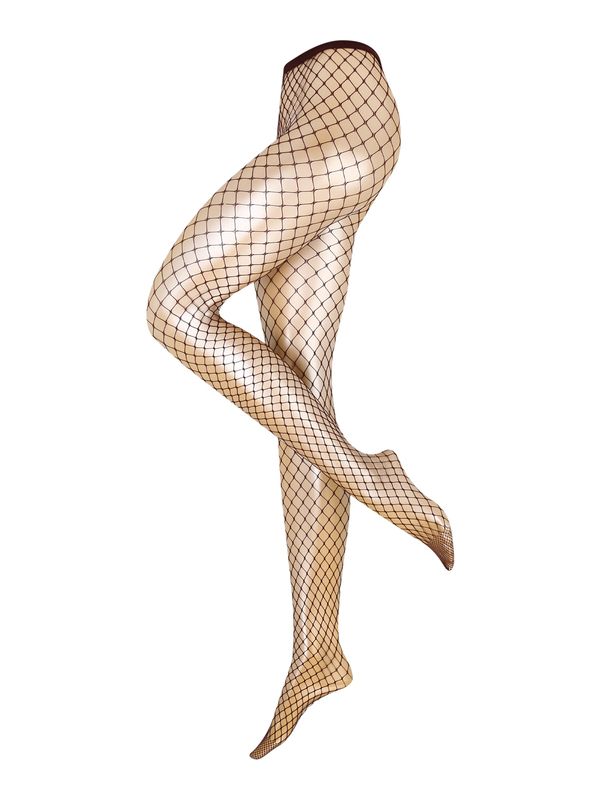 FALKE FALKE Фини чорапогащи 'Classic Net'  винено червено