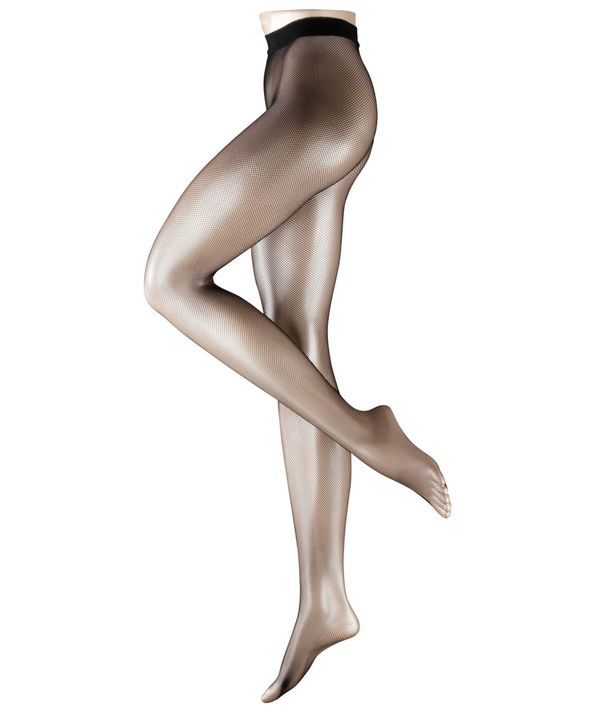 FALKE FALKE Фини чорапогащи 'Net Ultra-Transparent'  черно