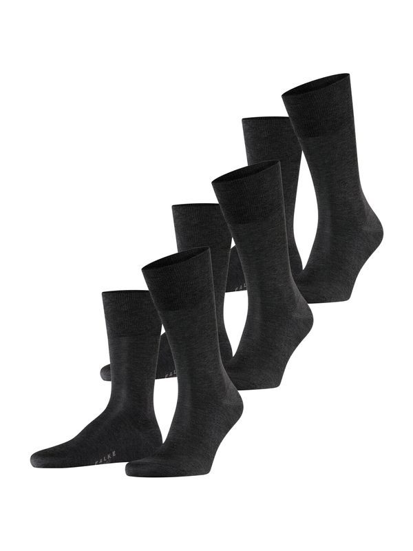 FALKE FALKE Къси чорапи 'Tiago'  антрацитно черно