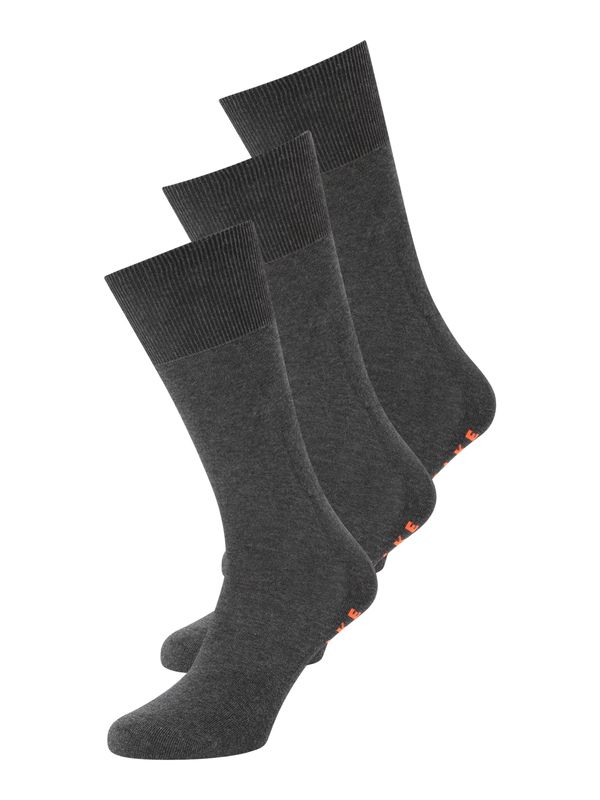 FALKE FALKE Къси чорапи  тъмносиво / оранжево