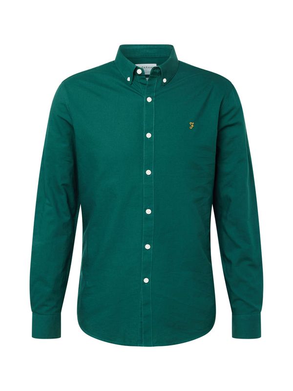 FARAH FARAH Риза 'BREWER'  смарагдово зелено