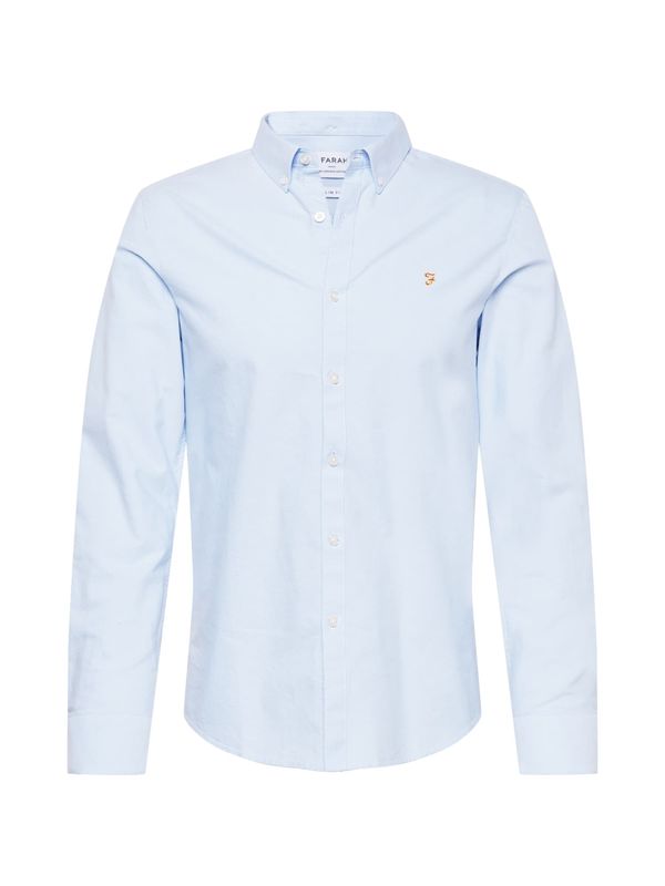 FARAH FARAH Риза 'Brewer'  светлосиньо