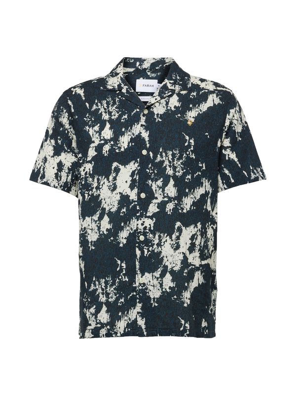 FARAH FARAH Риза 'GABRIELLE'  нейви синьо / оранжево / бяло