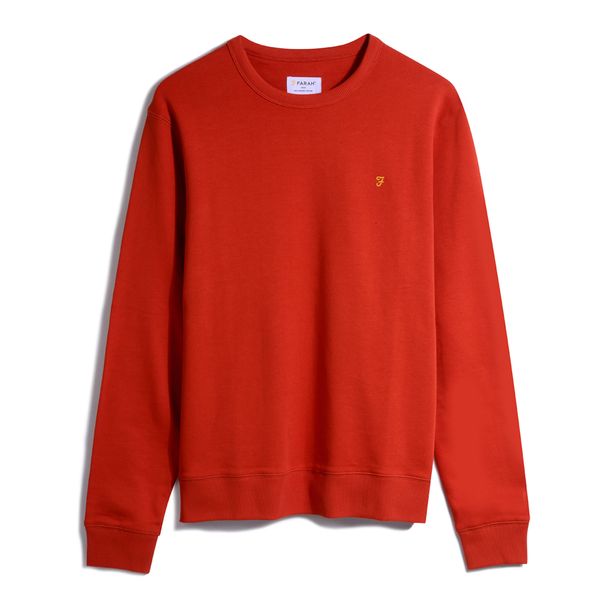 FARAH FARAH Суичър 'Tim'  оранжево-червено