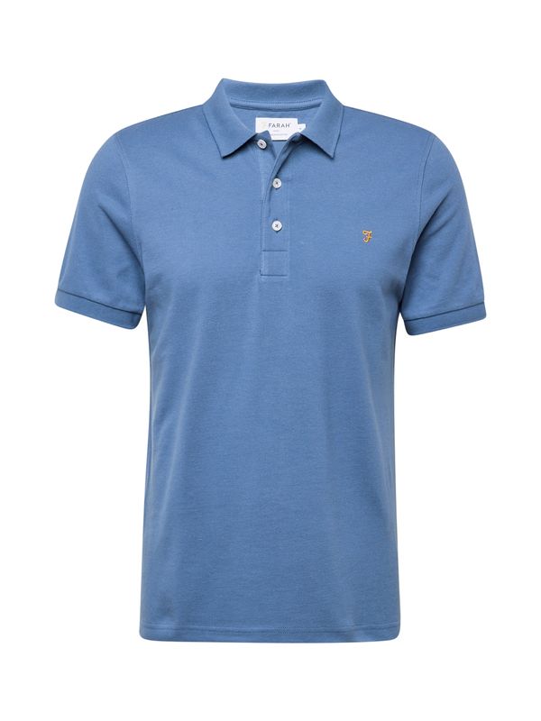 FARAH FARAH Тениска 'BLANES'  цвят "пясък" / синьо