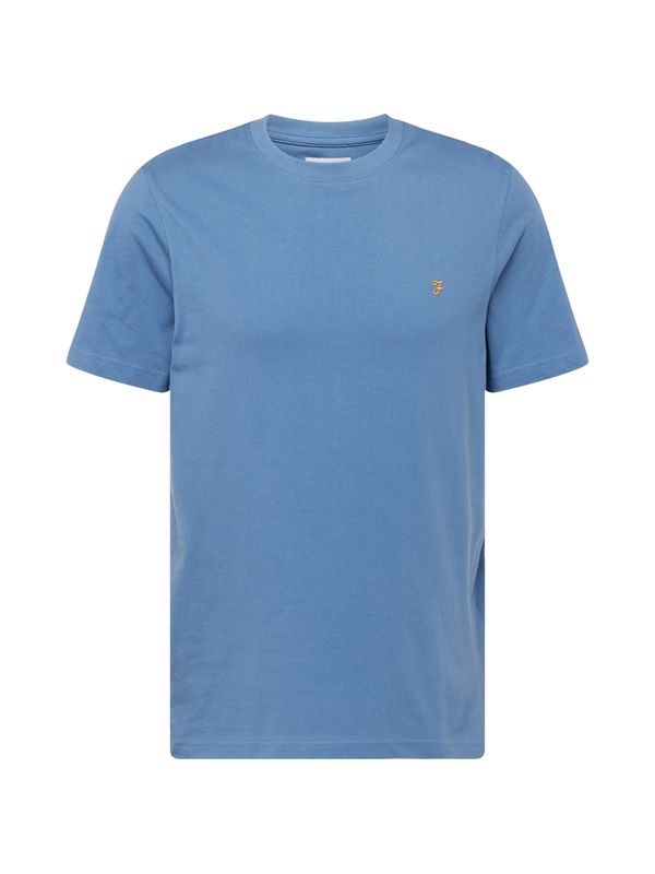 FARAH FARAH Тениска 'DANNY'  светлосиньо / горчица